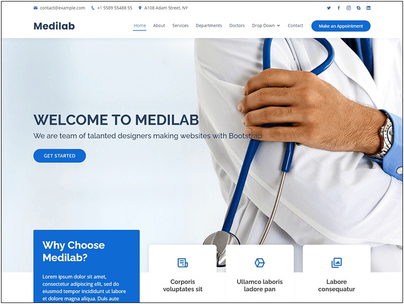 Health Care Html Template Free Download