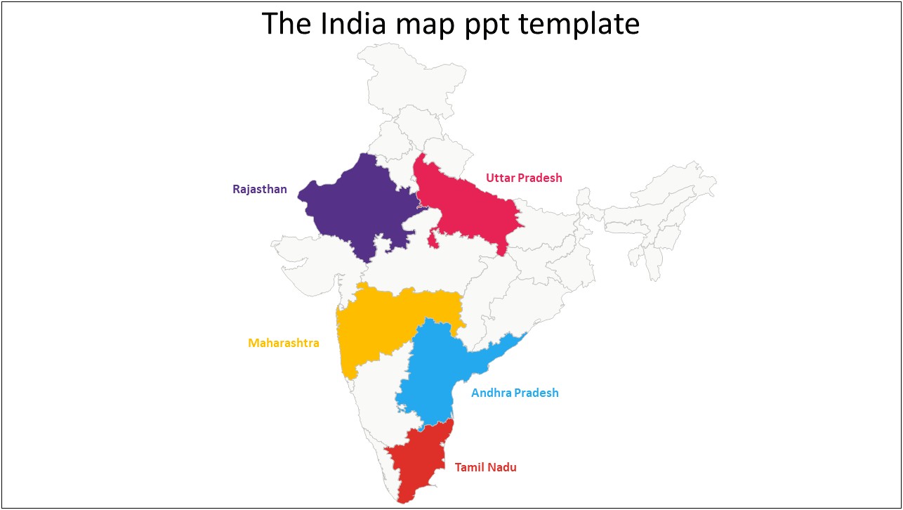 India Map Ppt Templates Free Download