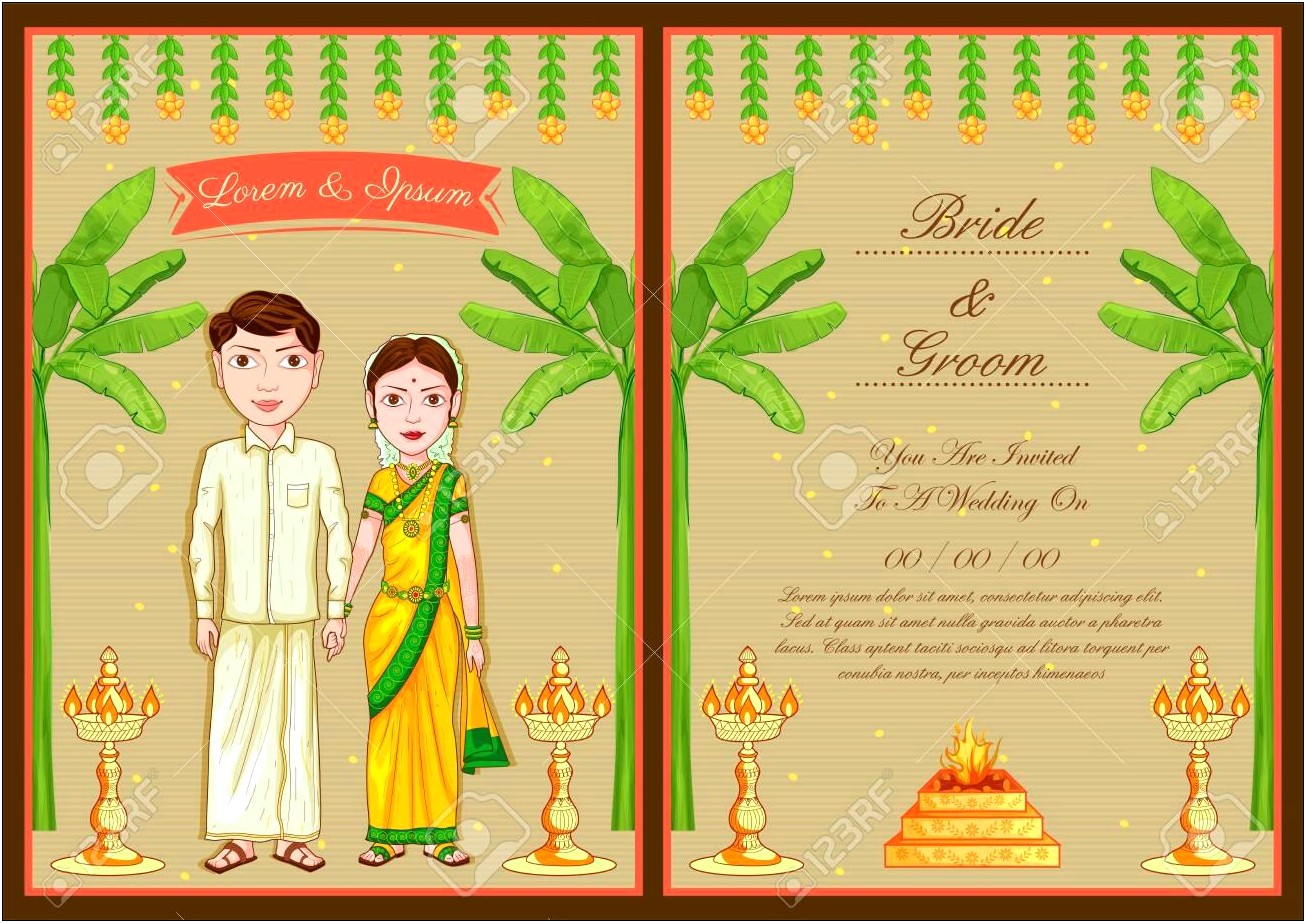 Indian Marriage Invitation Templates Free Download