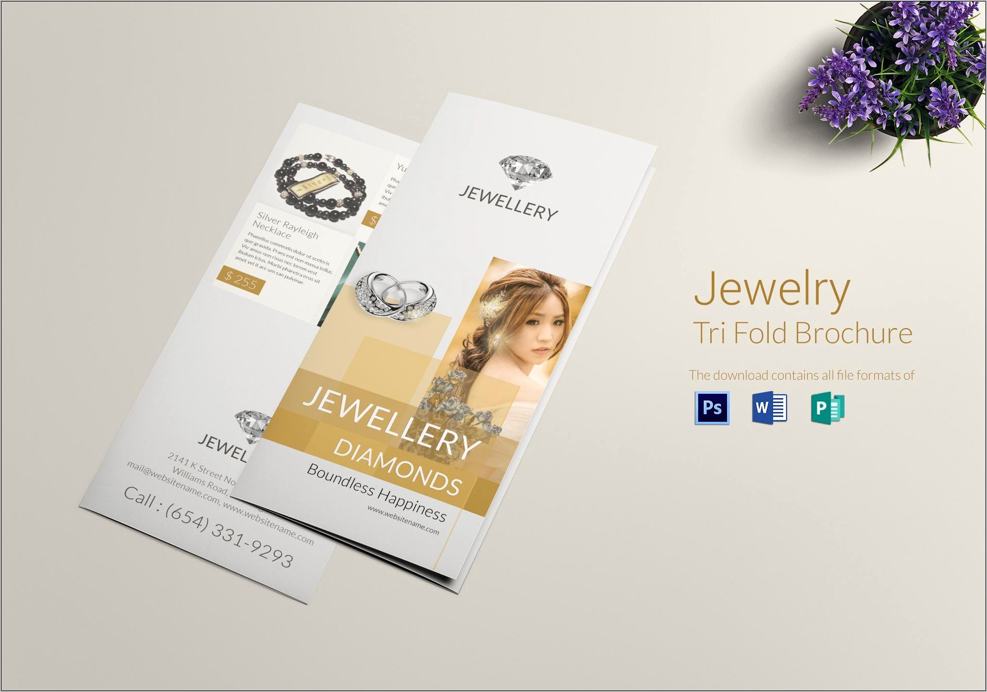 Jewelry Brochure Design Templates Free Download