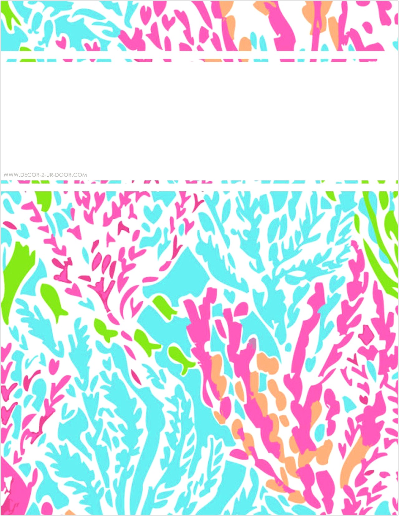 Lilly Pulitzer Binder Cover Template Free
