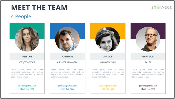 Meet The Team Template Word Free