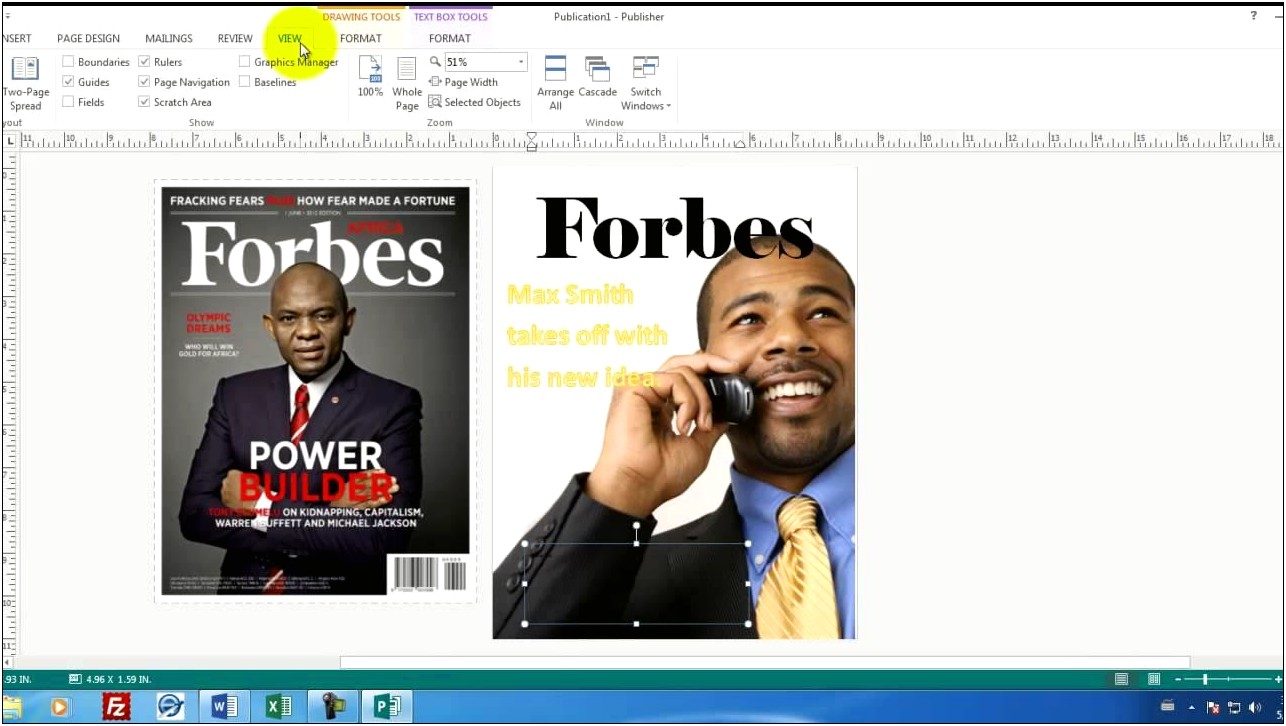 Microsoft Publisher Magazine Template Free Download