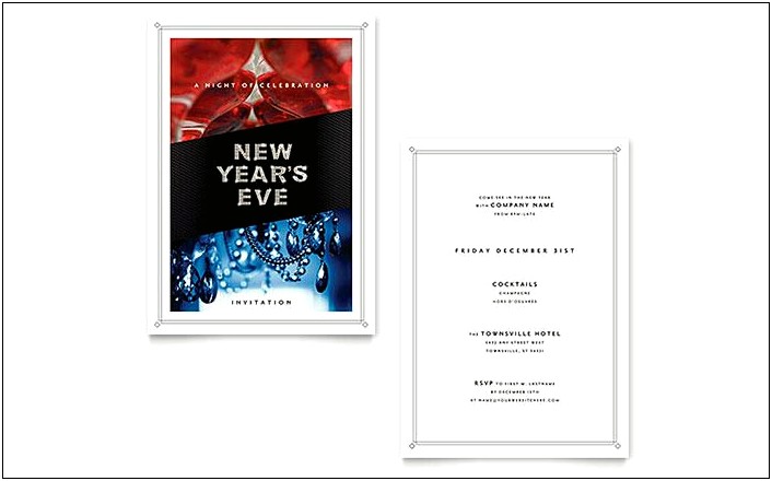 New Years Eve Templates Free Download