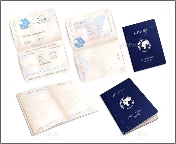 Passport Photo Template Psd Free Download