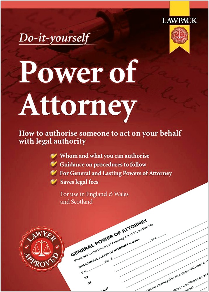 Power Of Attorney Scotland Free Template Resume Example Gallery