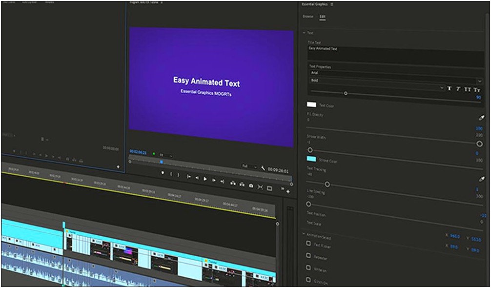 Premiere Pro Essential Graphics Templates Free Resume Example Gallery