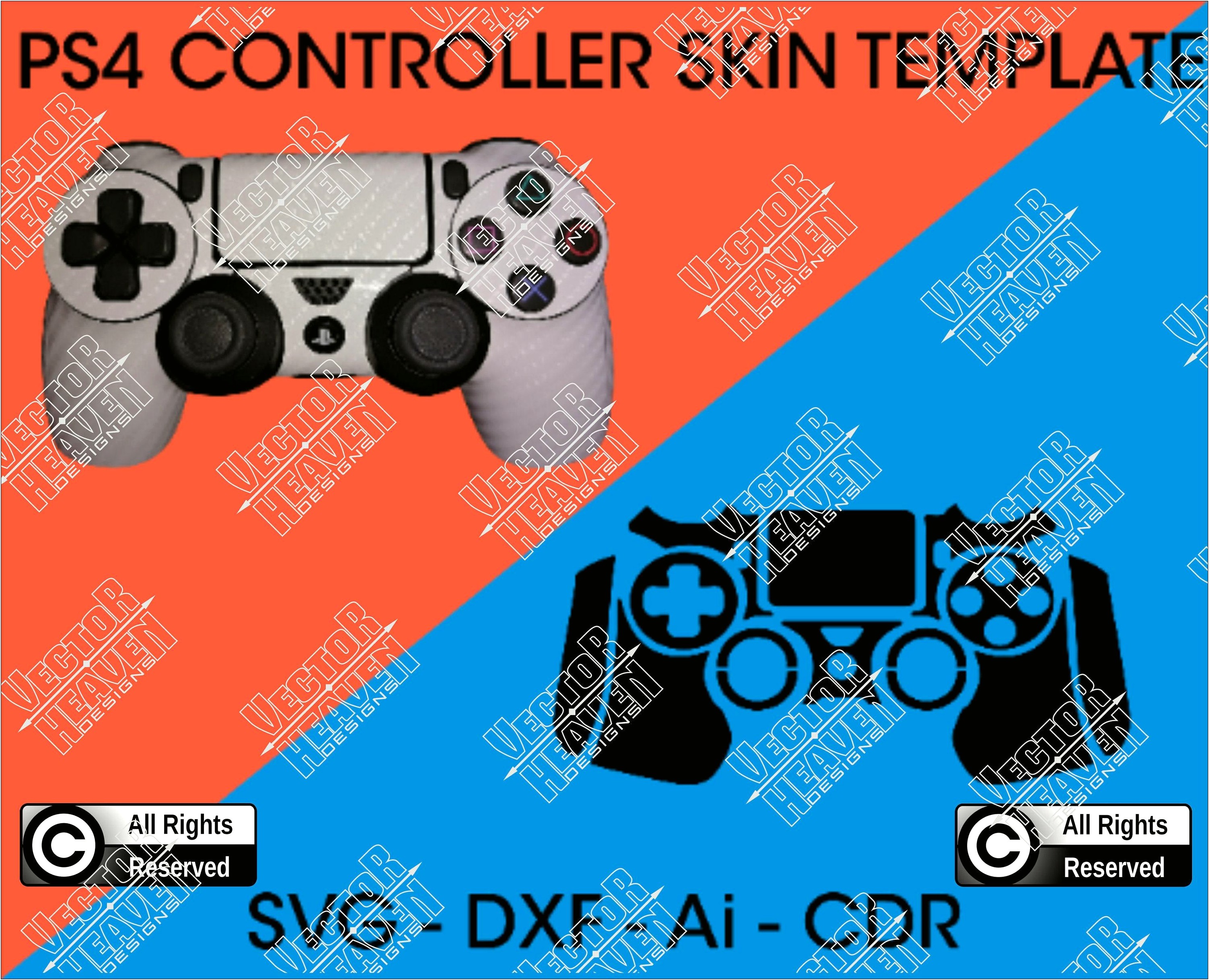 Ps4 Controller Skin Template Download Free