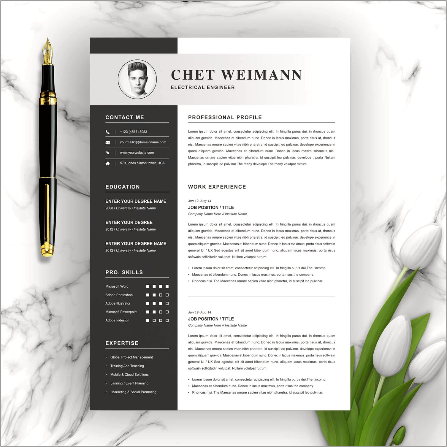 Resume Templates Engineer Free Download