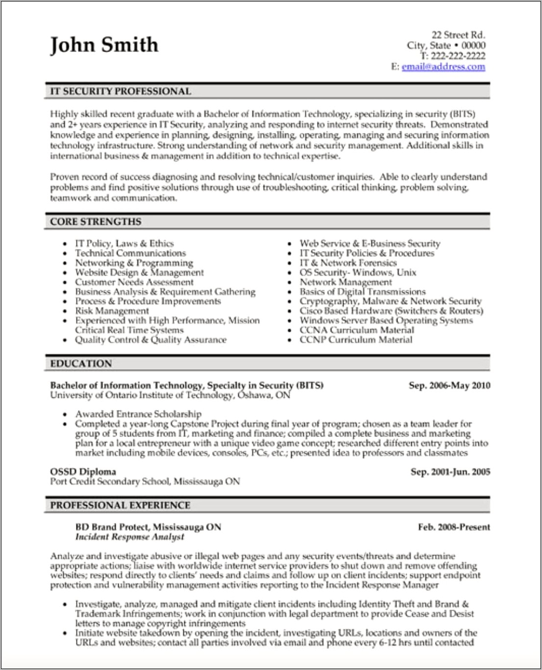 Resume The Perfect Risk Management Resume