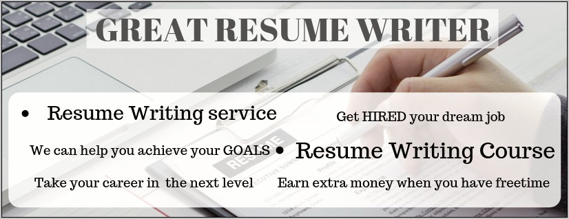 Resume Wrtier Get The Job Service