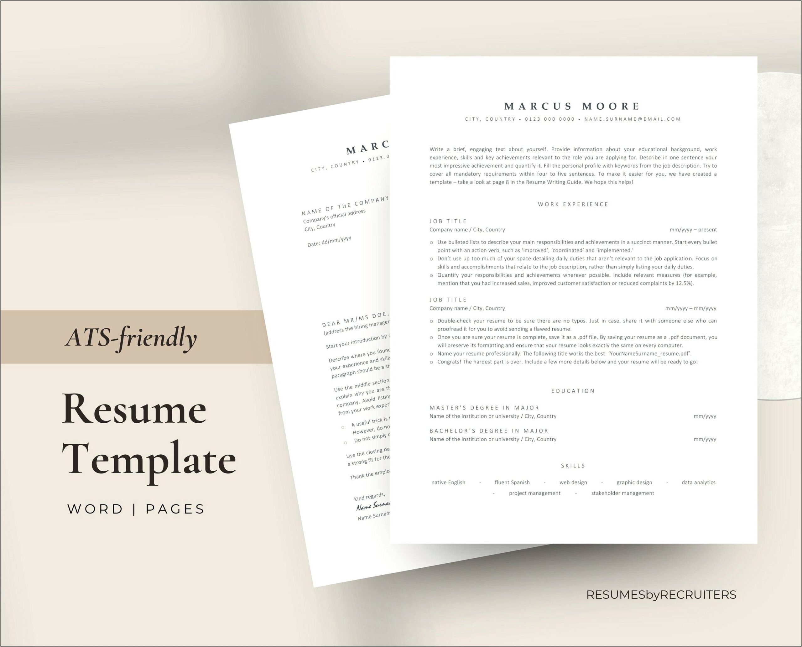 resumes-and-ats-ats-resume-template-word-resume-example-gallery