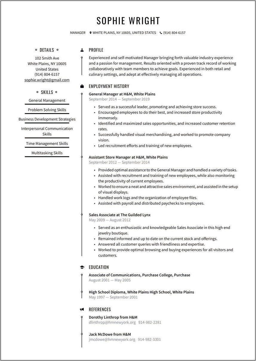 Resumes For Jobs In Higher Education