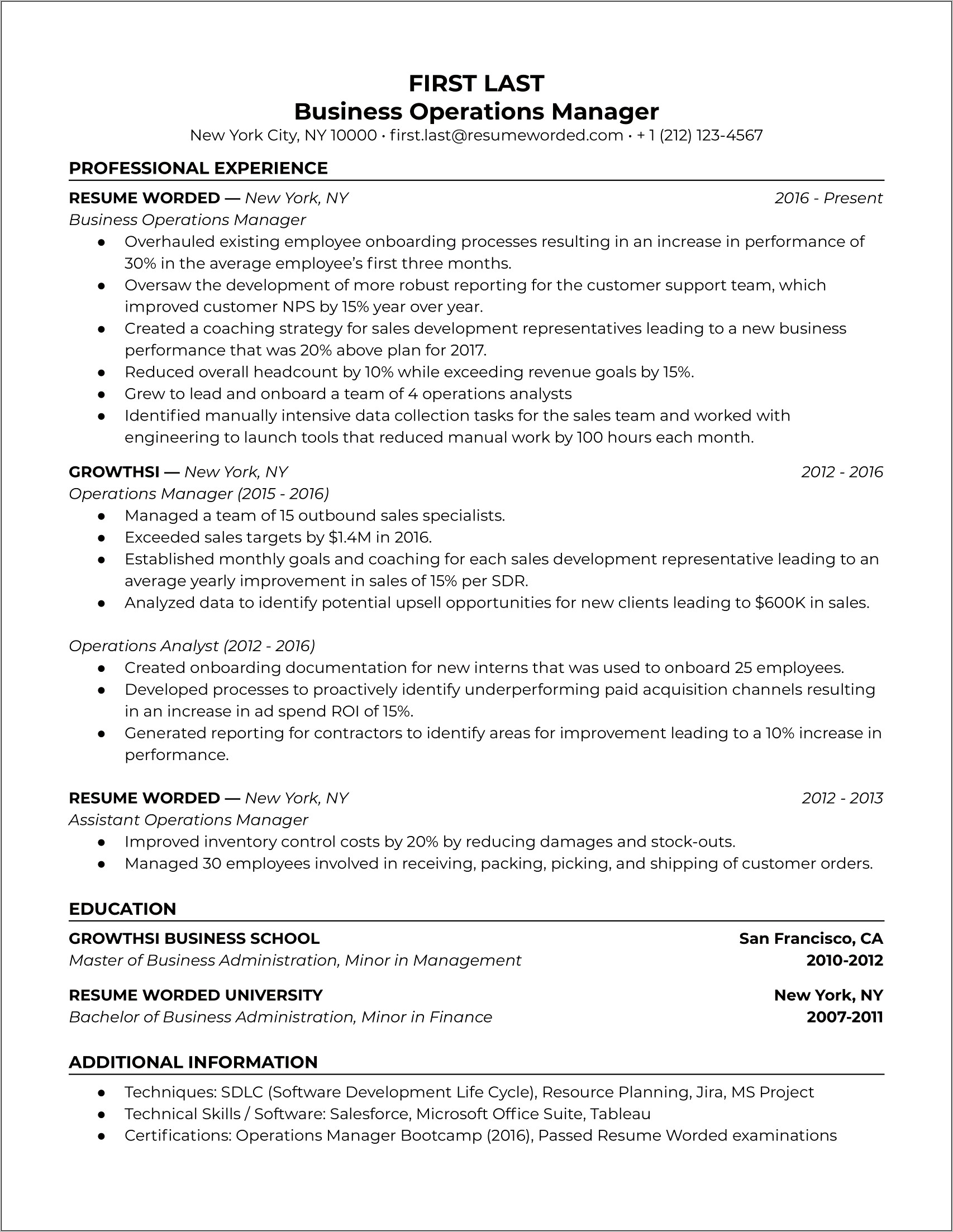 Resumes Highlights For Future School Administrator