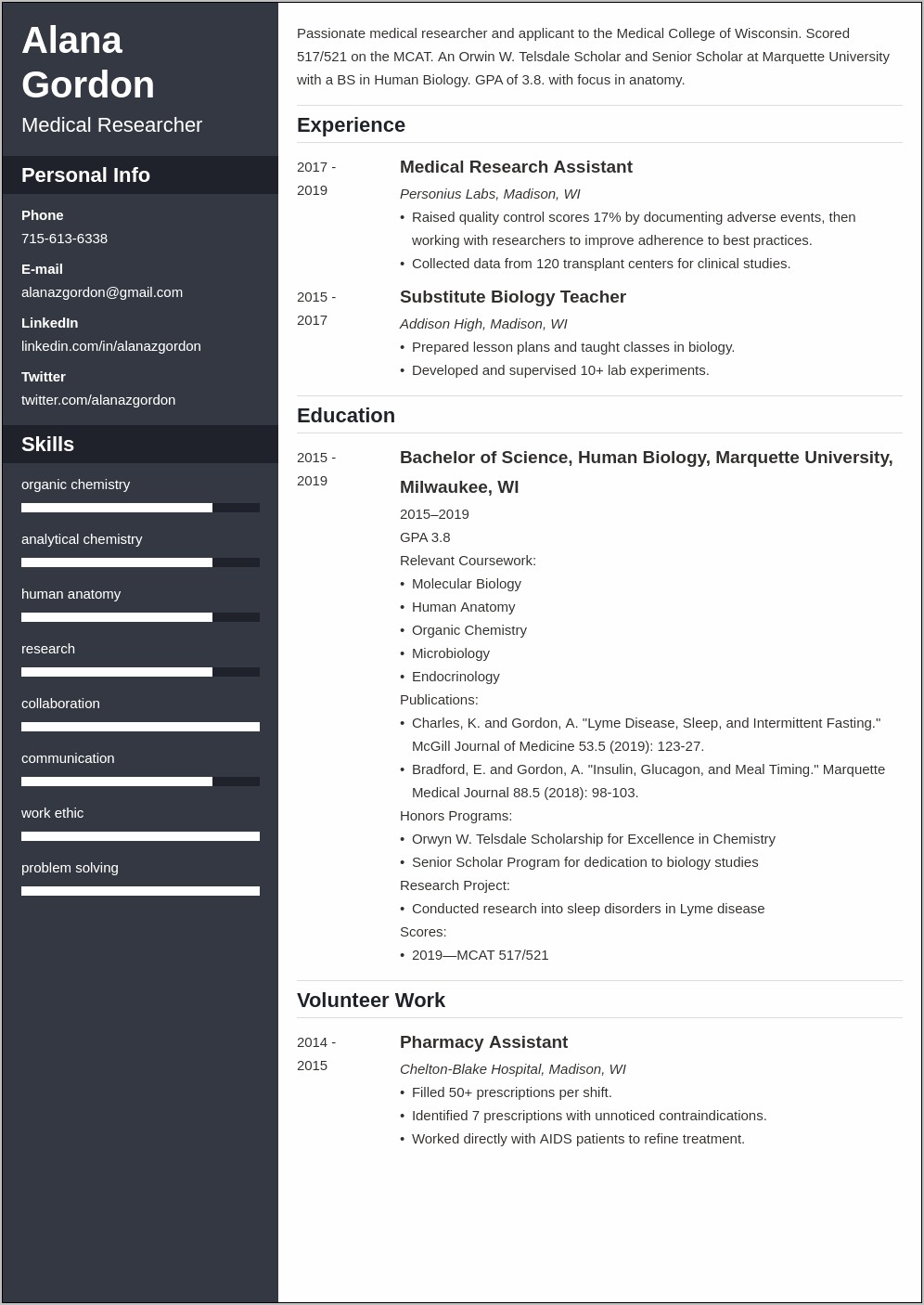 Sample Jhu Medical School Resume For Accepted Students Resume Example