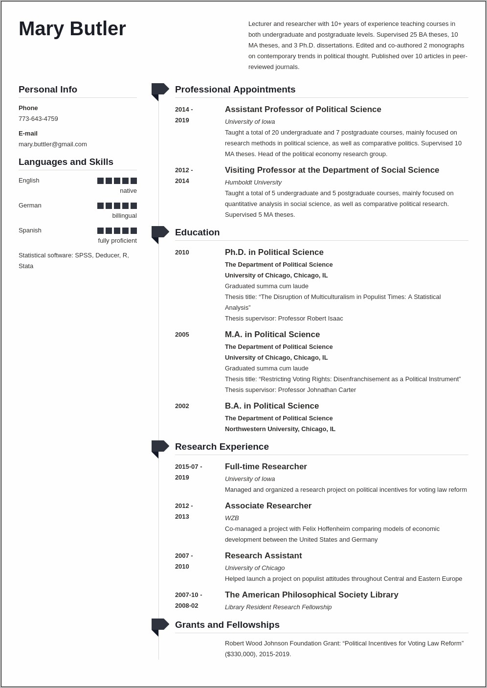 Sample Objective For Resume Jhu Career Center