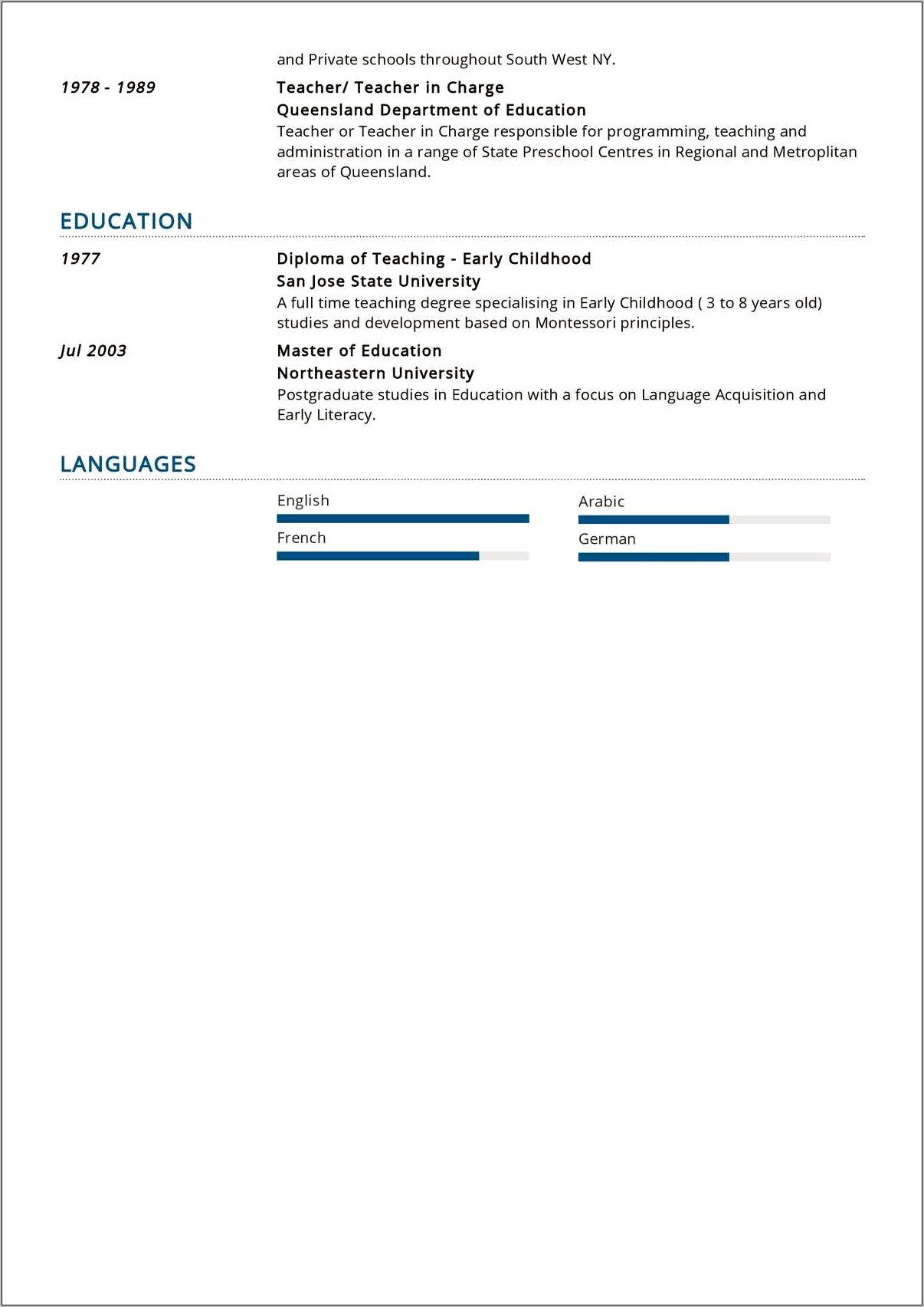 sample-primary-school-teacher-resume-australia-resume-example-gallery