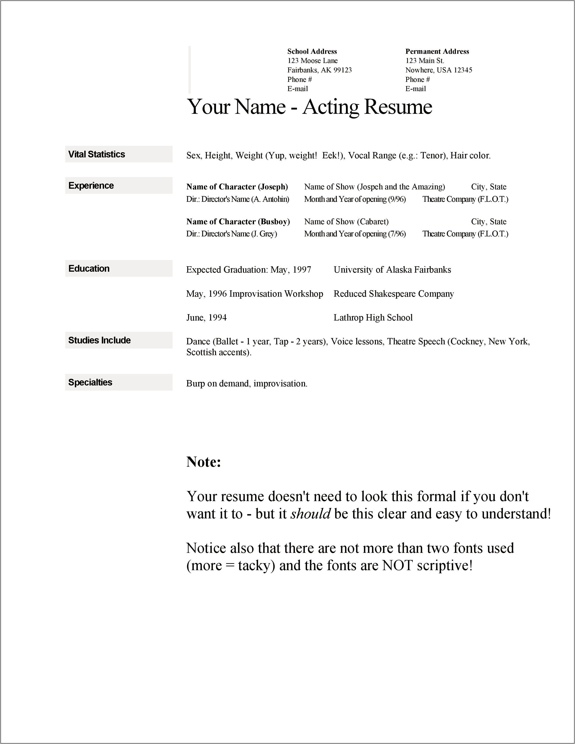 Sample Resume For 2 Years Experience Download