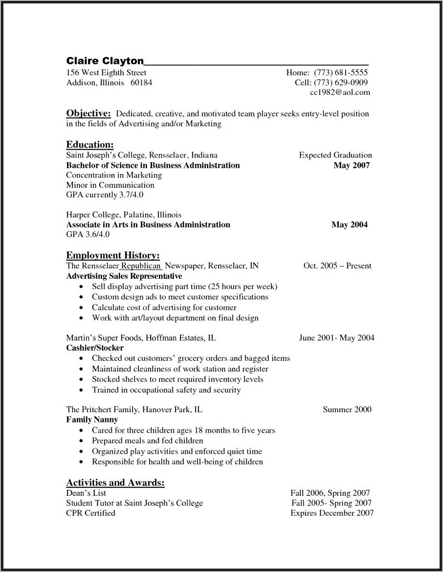 Sample Resume For 25 Years Experience