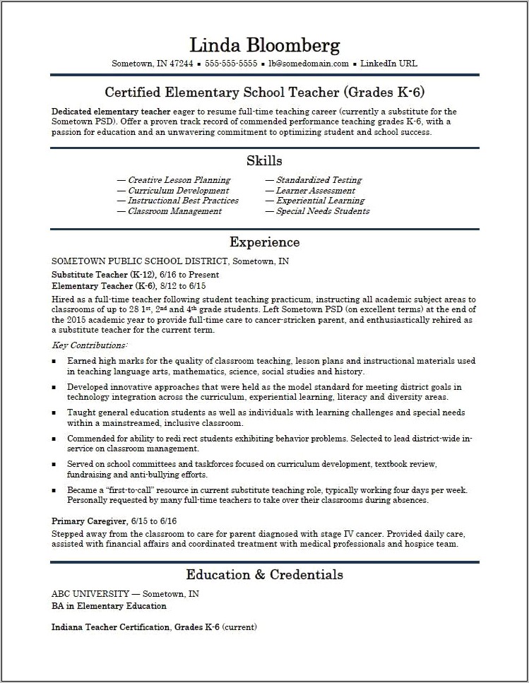 Sample Resume For Class 12 Student