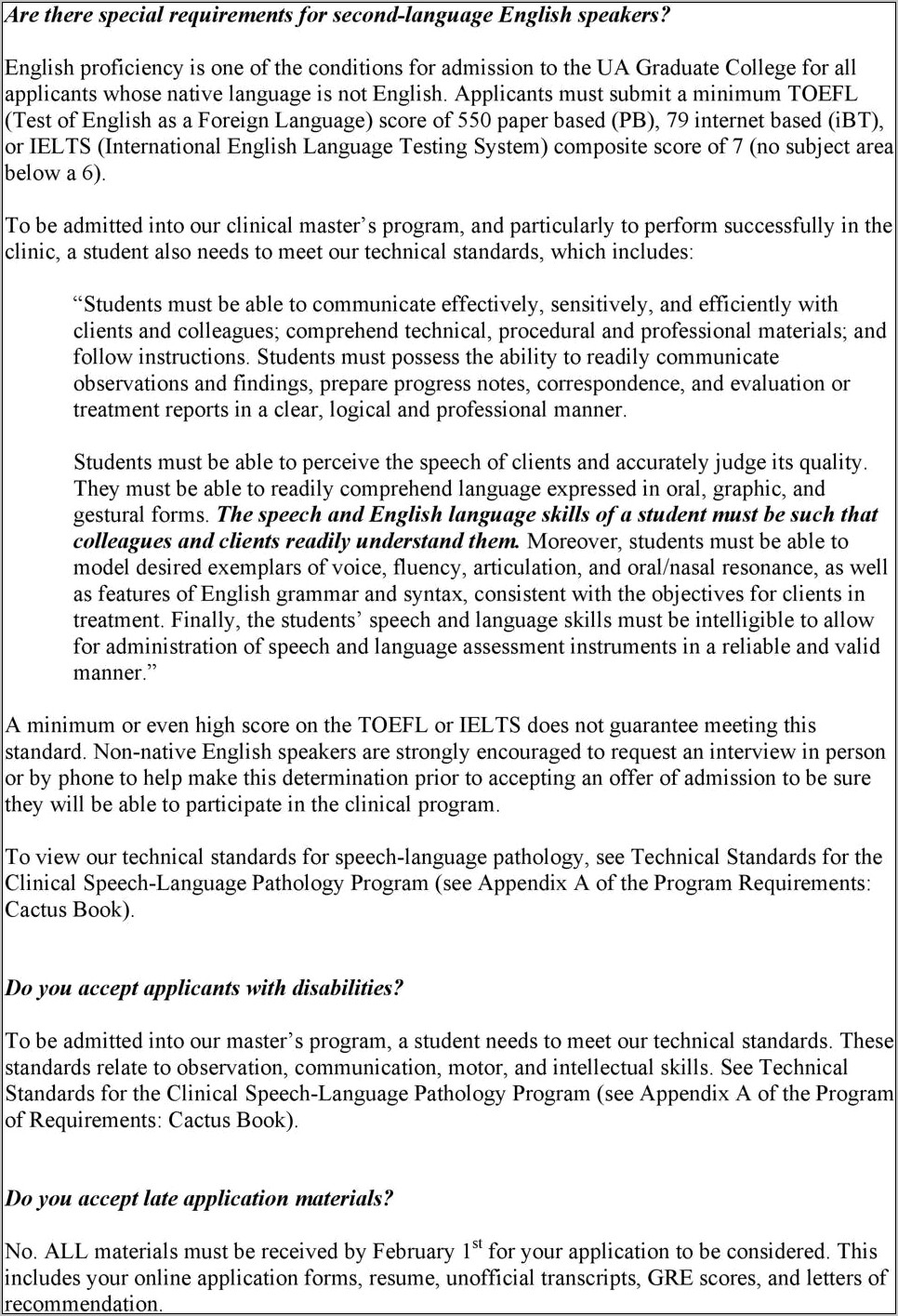 how to write a personal statement for speech pathology graduate school