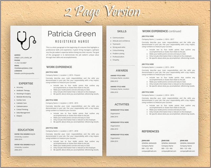 Sample Resume Templates For Medical Assistants