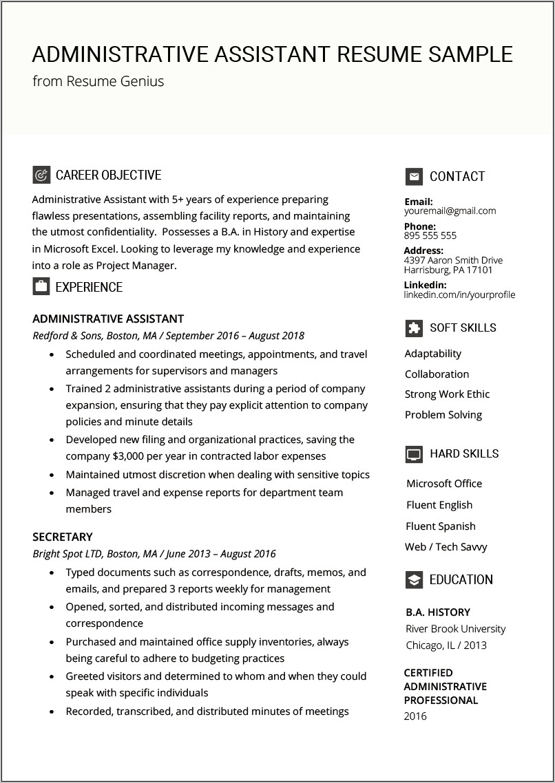 Sharepoint Admin Specialist Resume Job Skills