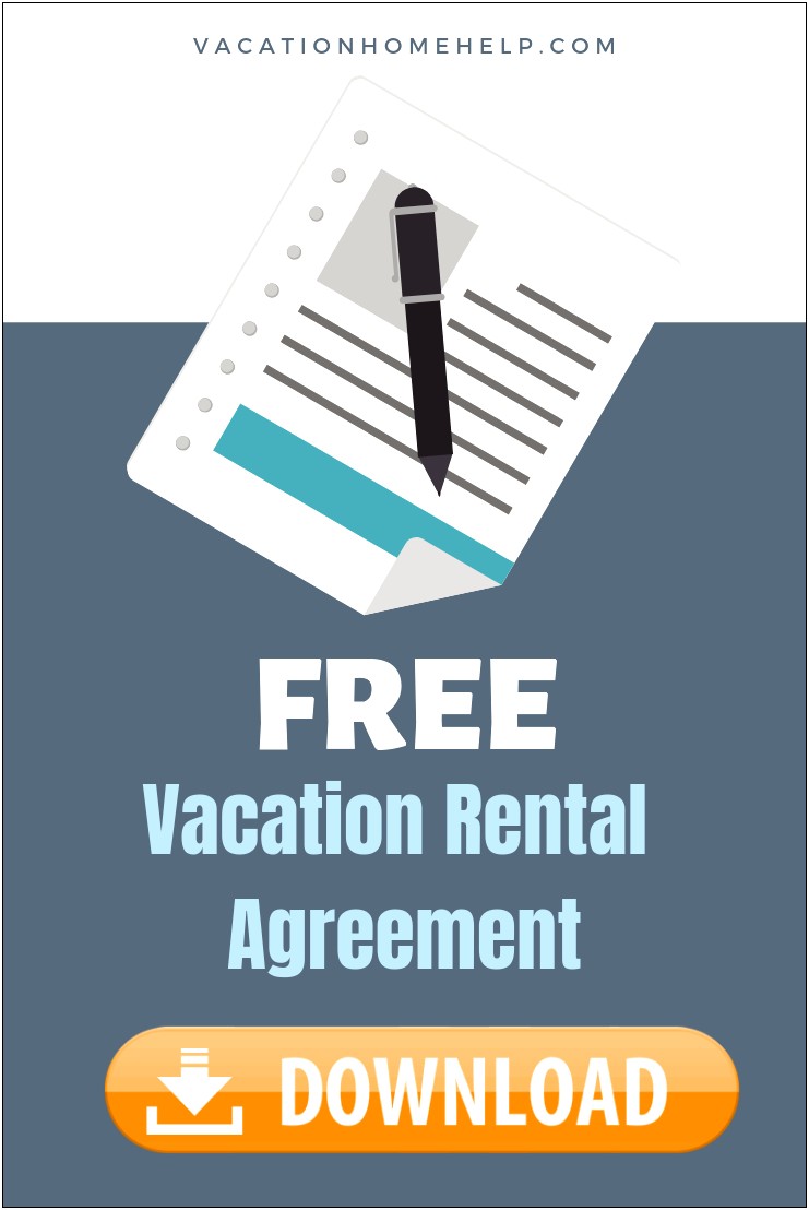 Short Term Rental Agreement Free Template