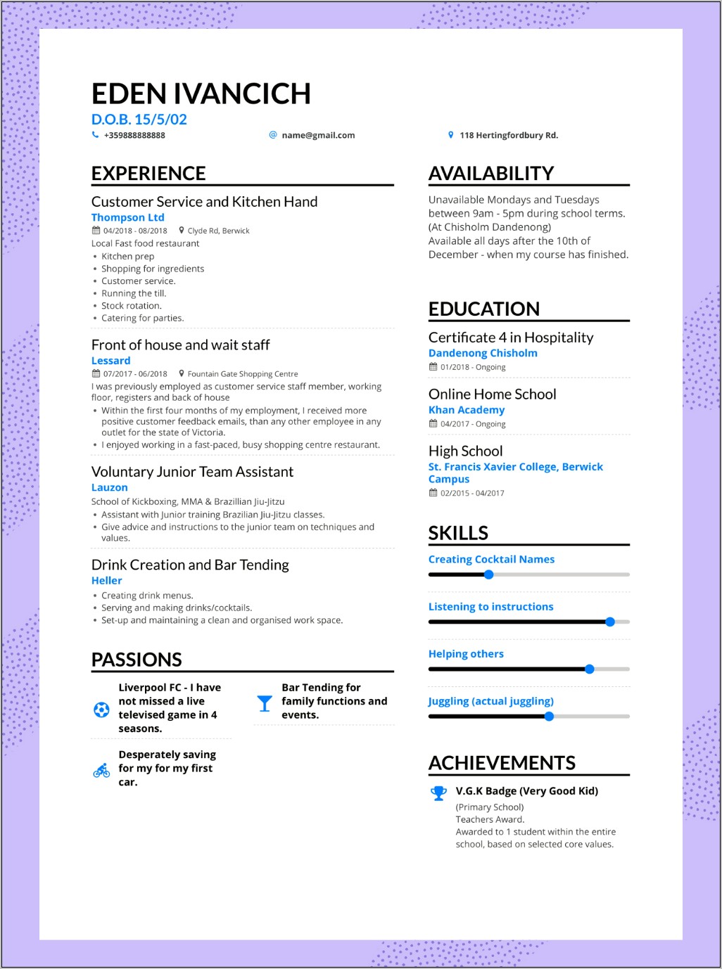 Should I Use My Schools Resume Format