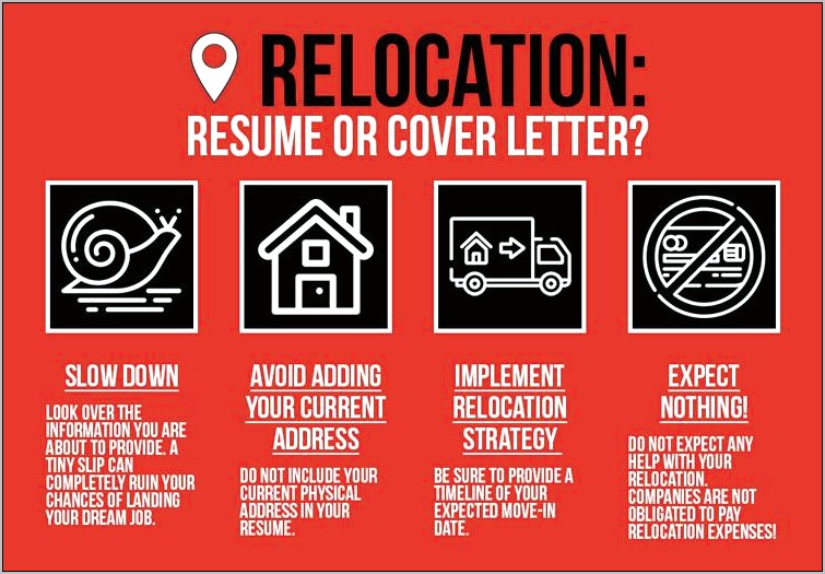 Should You Put Address On Resume If Relocating