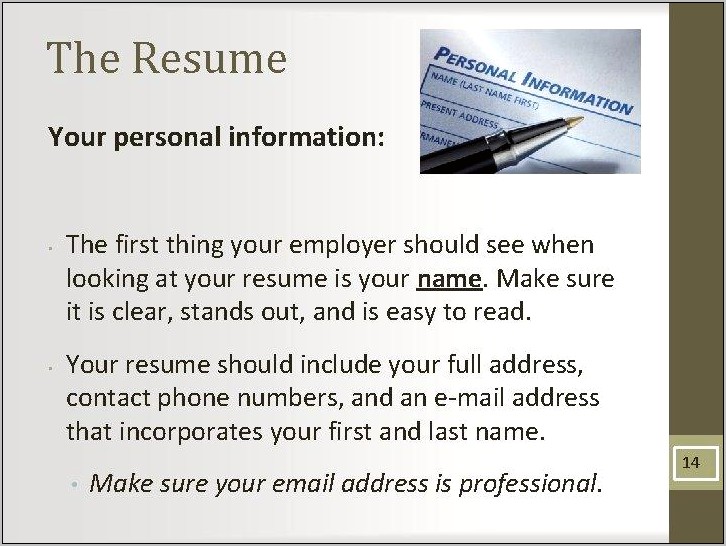 Should You Put Your Full Address On Resume