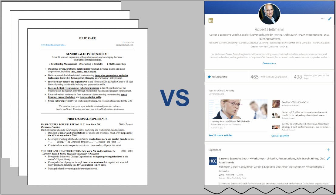 Should You Put Your Full Resume On Linkedin - Resume Example Gallery