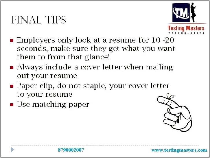 Should You Staple Cover Letter To Resume Resume Example Gallery