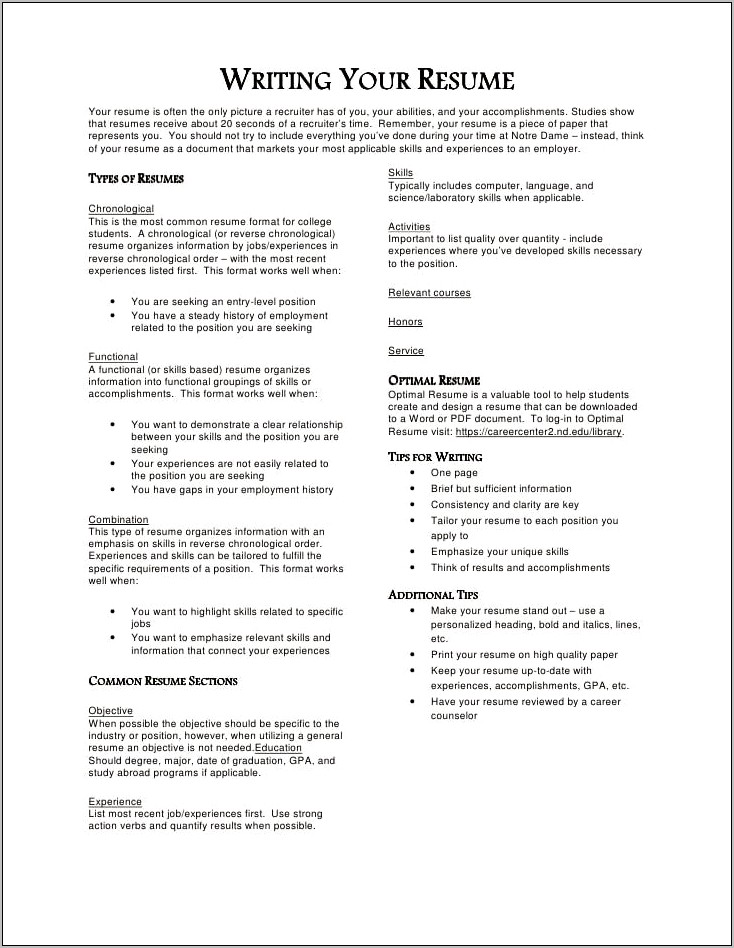 Skills Based Resume List Of Skills Pdf