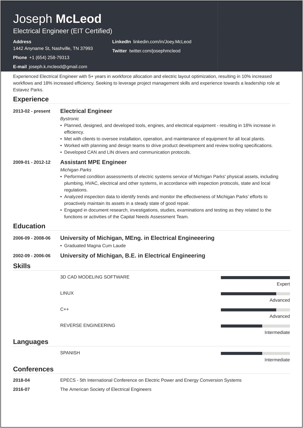 Skills To List In Electrical Engineering Resume