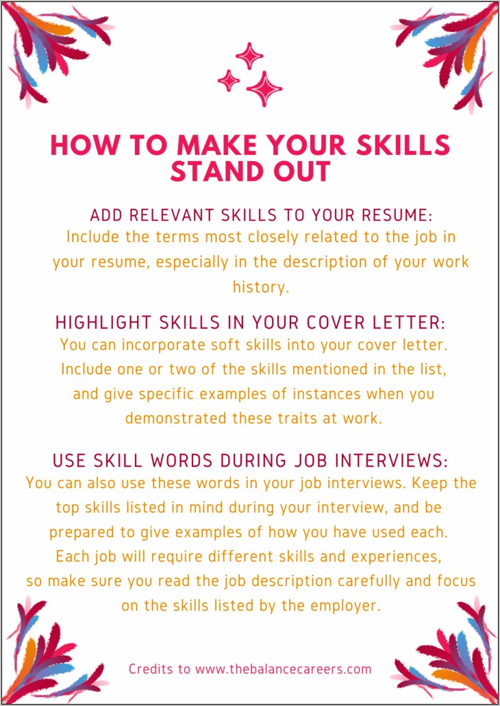 Soft Skills You Can Put In A Resume