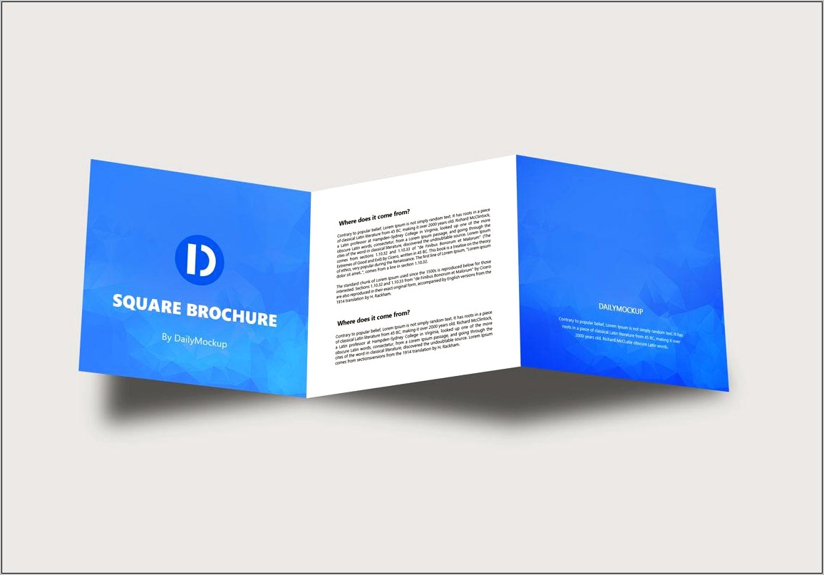 openoffice templates square brochure