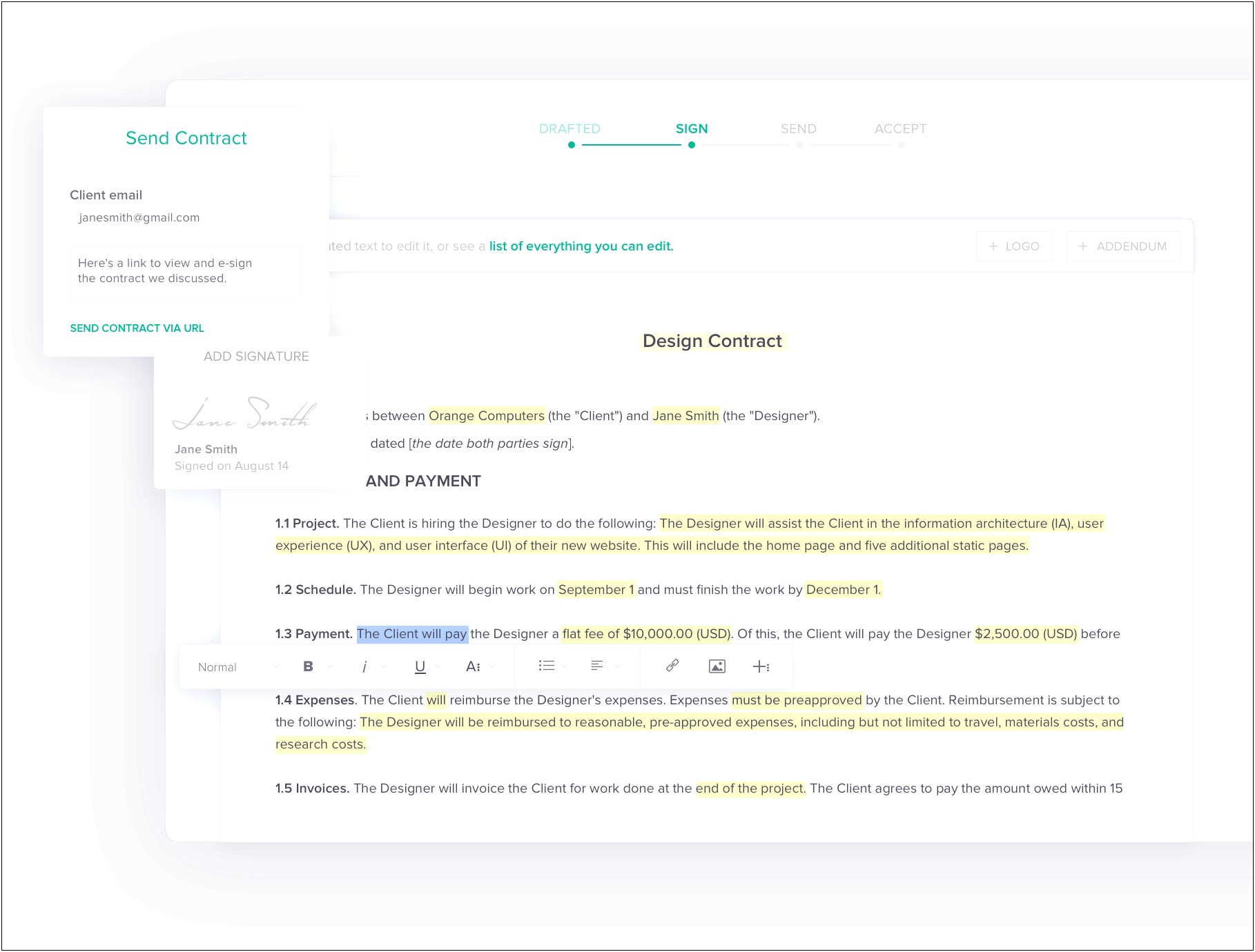 Statement Of Work Template Free Download