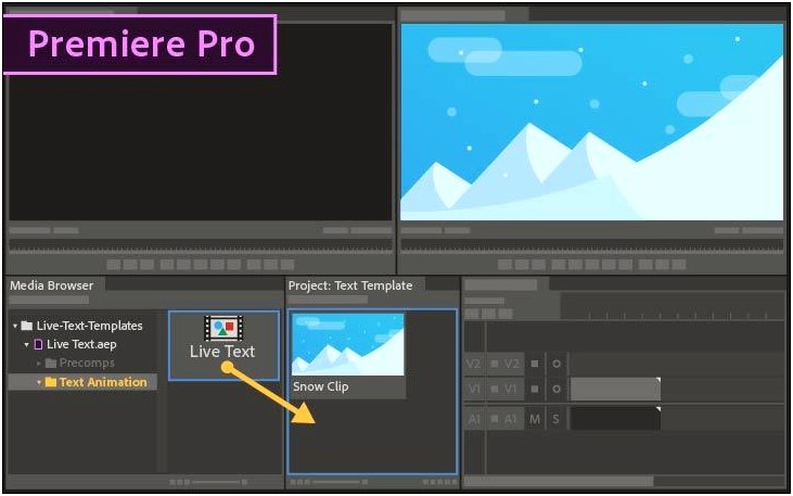 Text Template Premiere Pro Free Download