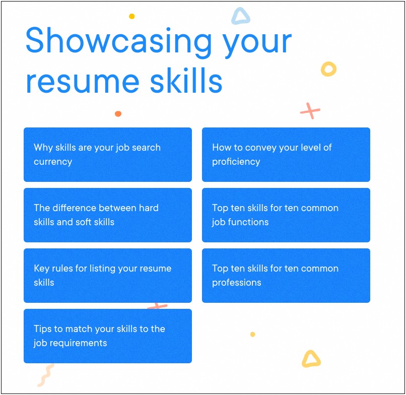 The Best Skills To Include On Your Resume