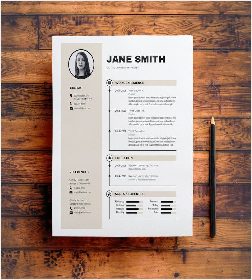 The Little Brown Book Resume Template