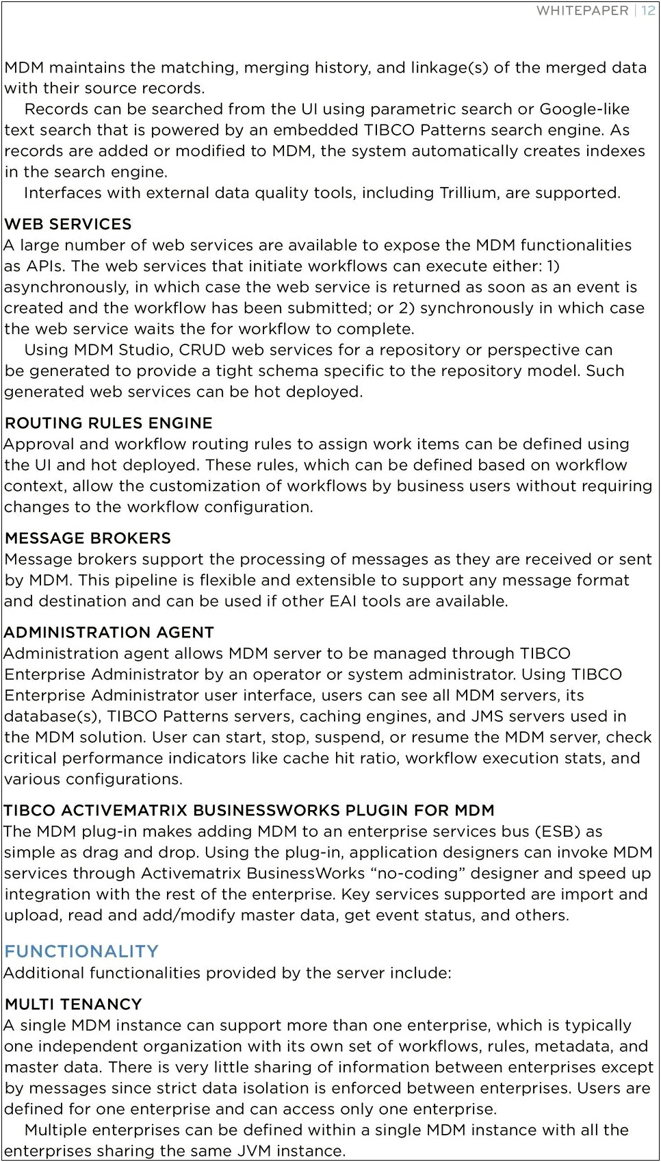 Tibco Mdm Studio 5.0 Resumes Examples