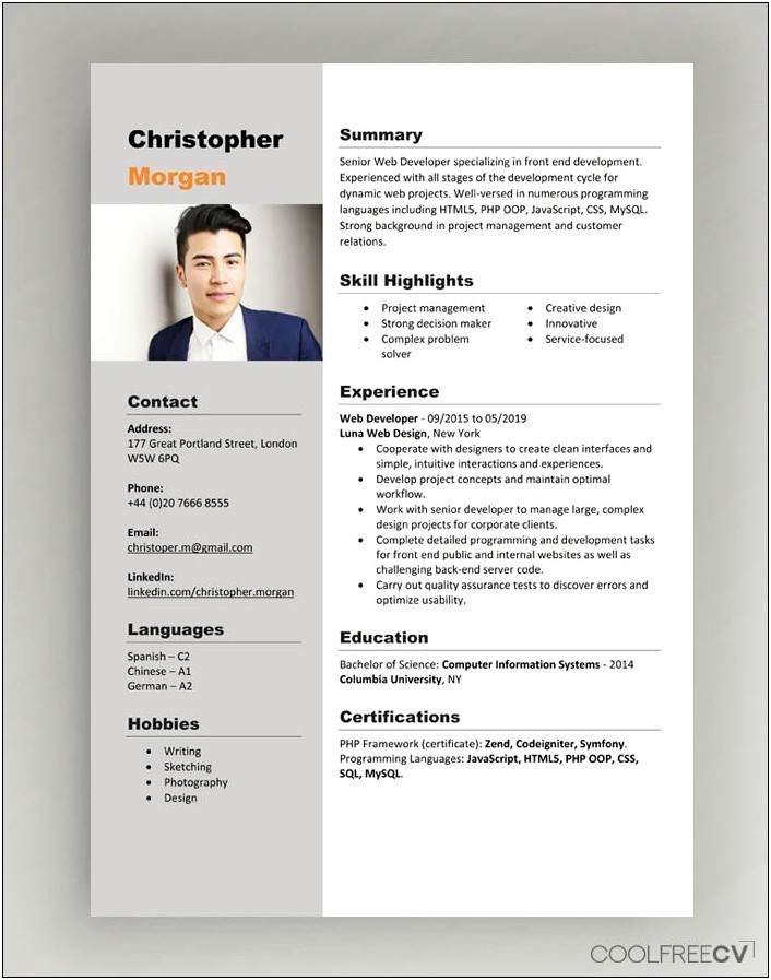 Top 10 Resume Format In Word