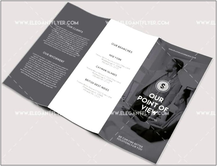 Tri Fold Business Brochure Template Free