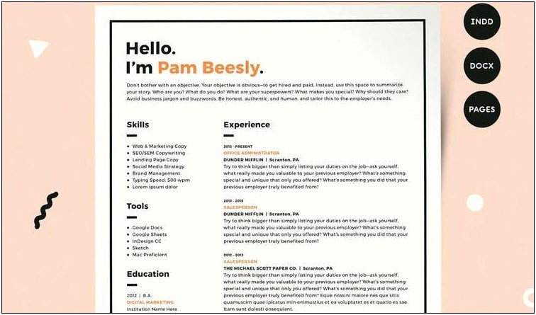 Use A Resume Template Or Not