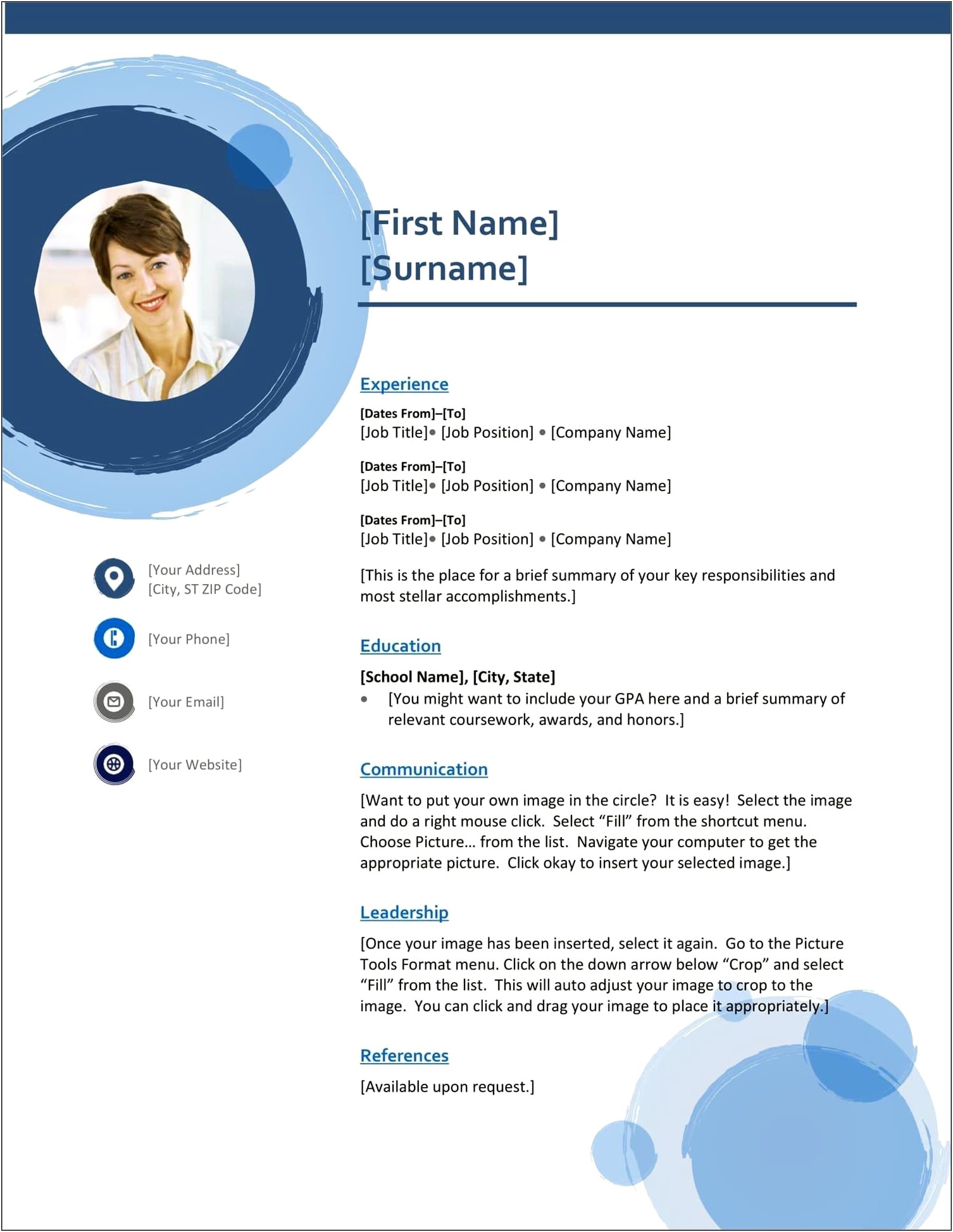 Use Word To Make Custom Resume