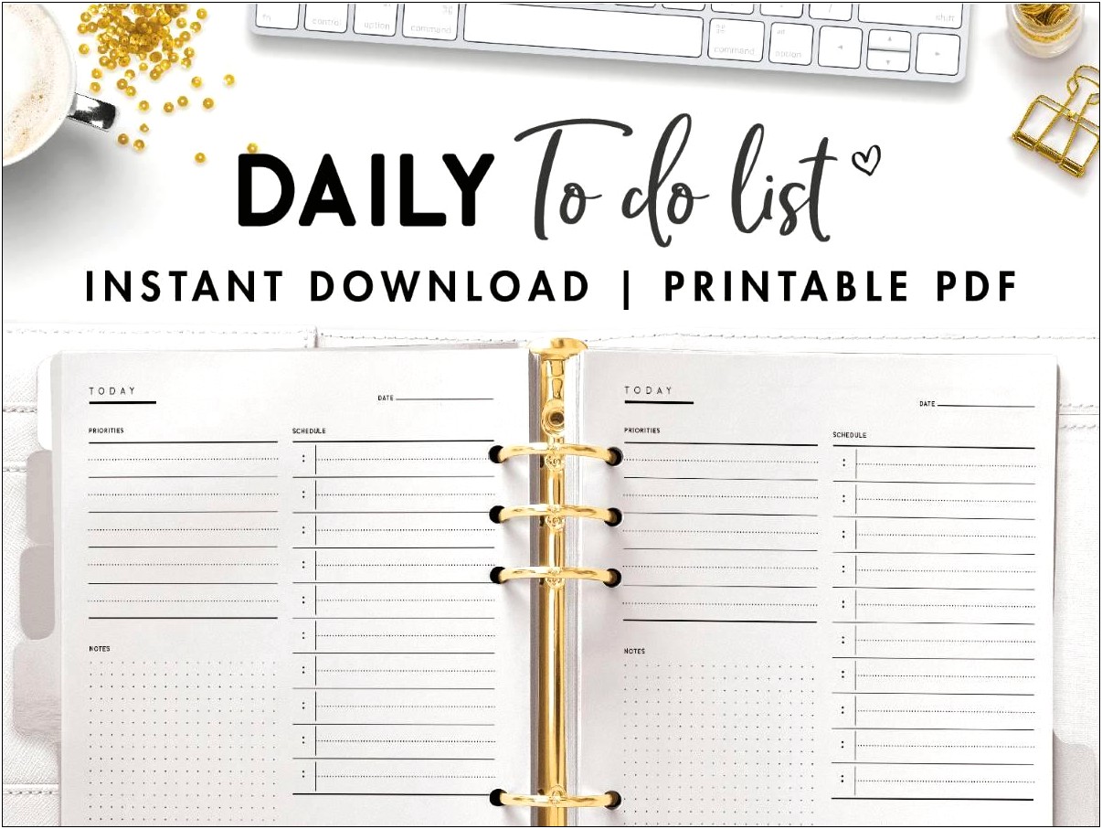 Weekly To Do List Template Free