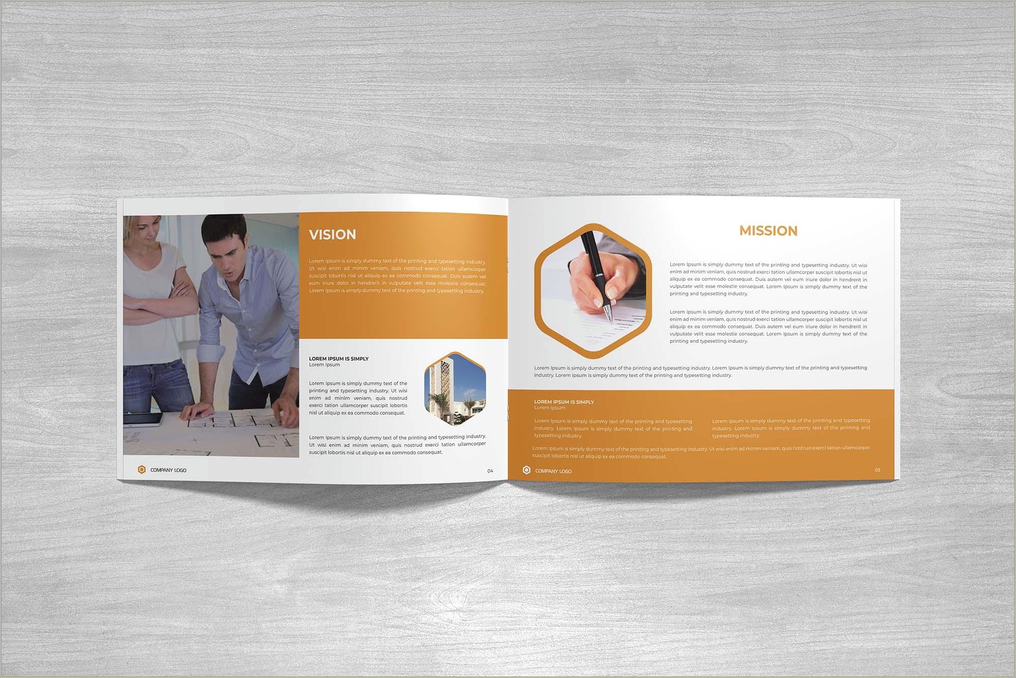 Business Profile Template Psd Free Download