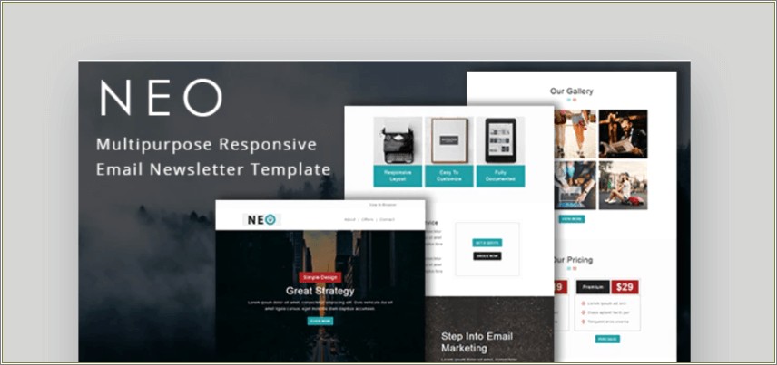 Campaigner Responsive Email Template Free Download