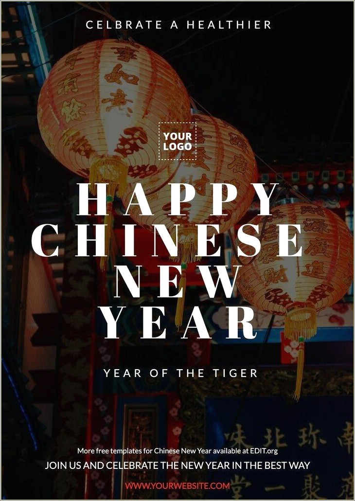 Chinese New Year Design Template Free